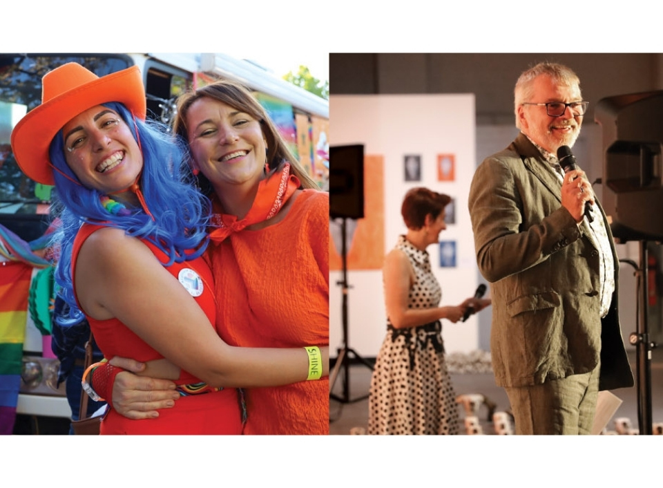 Cover image of the 2024-2025 Annual Report featuring photos from various community engagement events. 