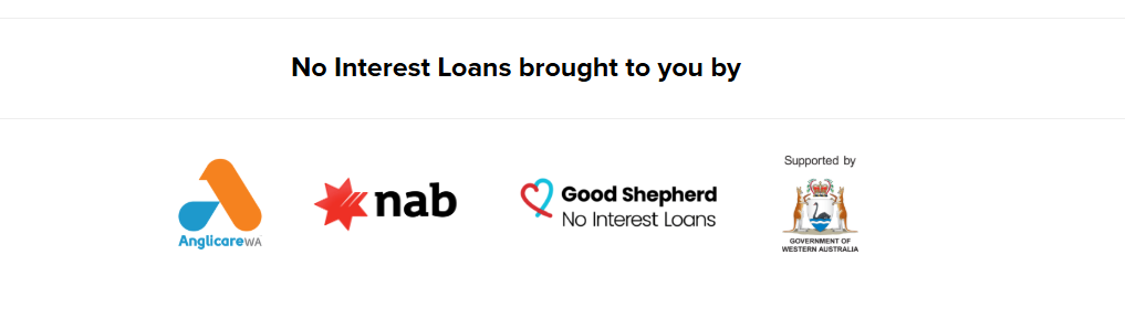 No Interest loans supporter logos