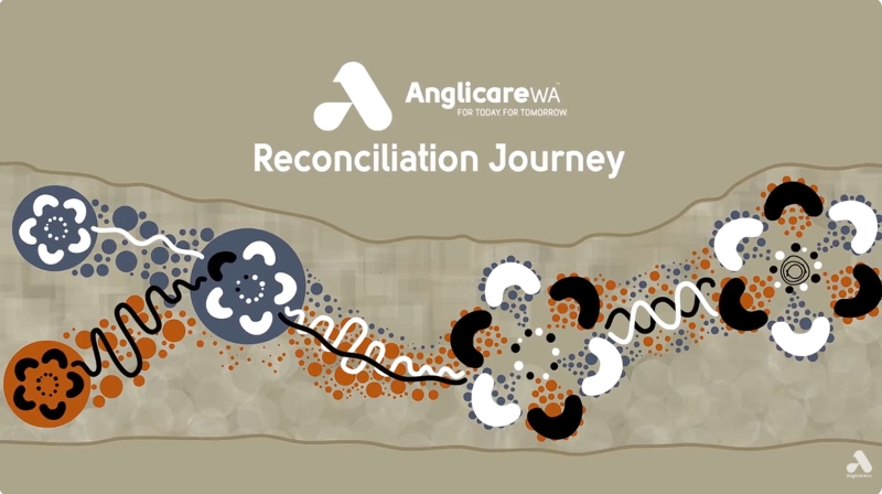 Thumbnail image from the Anglicare WA YouTube video "Our Reconciliation Journey".
