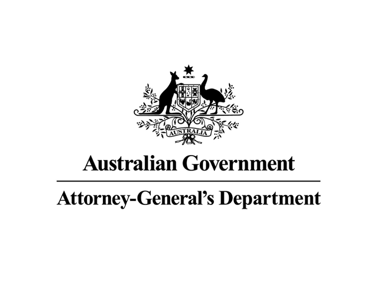 Australian Government Attorney-General's Department logo.