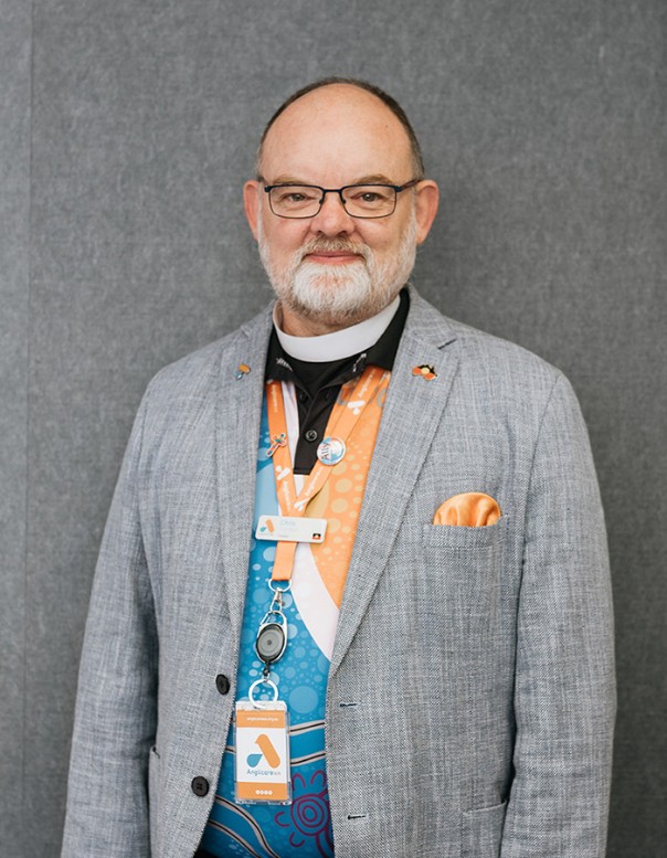 A portrait photo of Chris Thomason, Chaplain of Anglicare WA.
