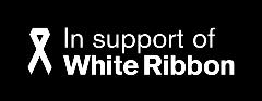 In Support of White Ribbon Logo
