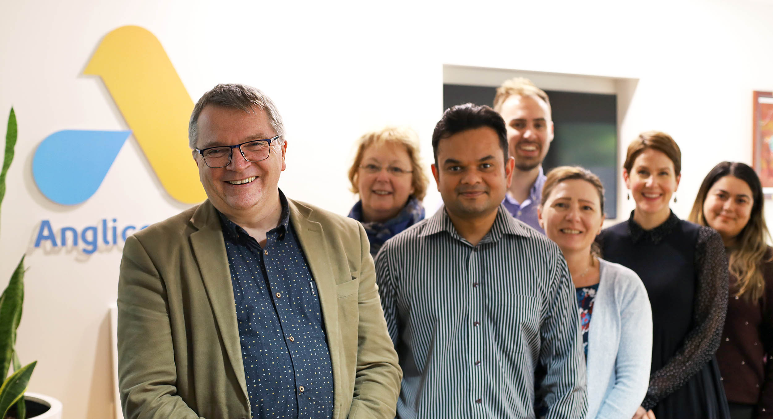 Anglicare WA staff standing in a line